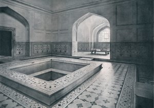 दिल्ली। पैलेस में रॉयल स्नान, c1910। द्वारा अज्ञात
