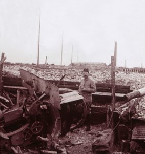 विनाश, कैरिसी, उत्तरी फ्रांस, c1914-c1918। द्वारा अज्ञात