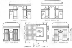 सैलून का विवरण, चेटो डी मोंटफ्रेमिल, पेरिस, 1924 द्वारा अज्ञात