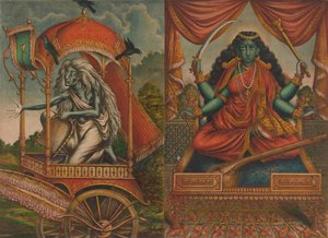 Dhumavati Matangi, 1885-90.  द्वारा अज्ञात
