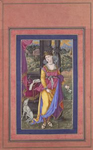 डायना, हंट की देवी, डेविस एल्बम से फोलियो, 17वीं शताब्दी की शुरुआत में। द्वारा अज्ञात