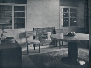 लंदन के हाईगेट गांव में एक घर के लिए भोजन कक्ष, 1936 द्वारा अज्ञात