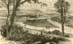 पर्थ का दूर का दृश्य, 1898। द्वारा अज्ञात