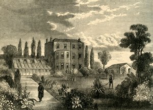 डॉ। लेट्सम्स हाउस, ग्रोव हिल, सी 1878। द्वारा अज्ञात