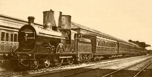 डबलिन-बेलफास्ट एक्सप्रेस, आयरलैंड रेलवे का महान उत्तरी, 1930। द्वारा अज्ञात
