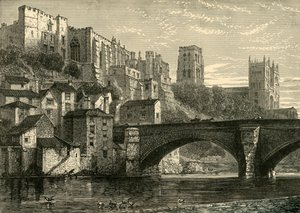 नदी से डरहम, 1898। द्वारा अज्ञात