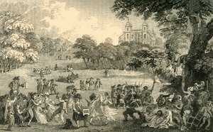 ग्रीनविच पार्क में ईस्टर सोमवार, c1878। द्वारा अज्ञात