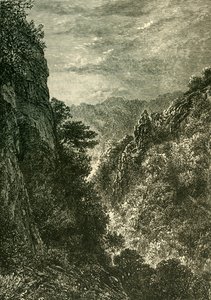 इबोर गॉर्ज, 1898। द्वारा अज्ञात