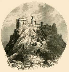 1573, 1890 की घेराबंदी से पहले एडिनबर्ग कैसल, एज़ इट। द्वारा अज्ञात
