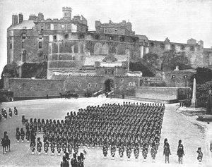 एडिनबर्ग कैसल, एडिनबर्ग, स्कॉटलैंड, 1894। द्वारा अज्ञात