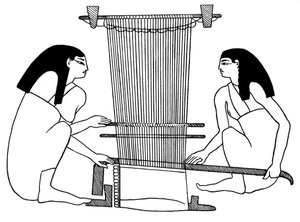मिस्र के बुनकर, c3000 ईसा पूर्व 1930 द्वारा अज्ञात