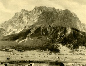 एहरवल्ड और वेटस्टीन पहाड़, टायरॉल, ऑस्ट्रिया, c1935। द्वारा अज्ञात