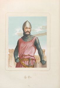 एल सिड रोड्रिगो डियाज़ डी विवर। प्रेषक: सभी समय के प्रसिद्ध पुरुष और महिलाएं..., 1875-1877 द्वारा अज्ञात