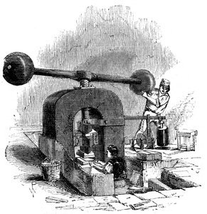 एम्बॉसिंग प्रेस, 1886 द्वारा अज्ञात