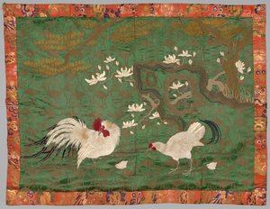 कशीदाकारी फुकुसा, 1800 के दशक के उत्तरार्ध में। द्वारा अज्ञात