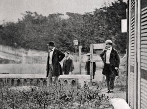 निर्वासन में फ्रांस के सम्राट नेपोलियन III, 1871-1873 में चिसलहर्स्ट, केंट द्वारा अज्ञात