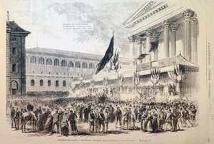 1870-1871, नेशनल गार्ड, प्लेस डु पैंथियन, पेरिस में स्वयंसेवकों की भर्ती द्वारा अज्ञात