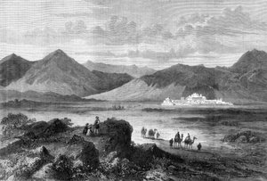 1878 में अफगानिस्तान के जमरोद के खैबर दर्रे और किले में प्रवेश द्वारा अज्ञात