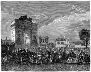 प्रशिया अभियान, 1807 1882-1884 के बाद पेरिस में राष्ट्रीय रक्षक का प्रवेश द्वारा अज्ञात