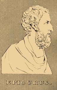 Epicurus, 341-270 ईसा पूर्व 1830। द्वारा अज्ञात
