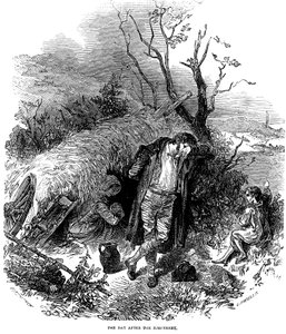 बेदखल आयरिश किसान परिवार, 1848 द्वारा अज्ञात