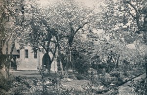 बाग बगीचे का उदाहरण, मूल रूप से विलियम मॉरिस द्वारा स्थापित किया गया था, c1900 द्वारा अज्ञात