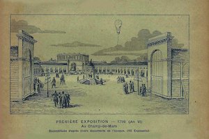 फ्रांसीसी उद्योग के उत्पादों की प्रदर्शनी, पेरिस, 1798 बॉन मार्चे से, 1900। द्वारा अज्ञात