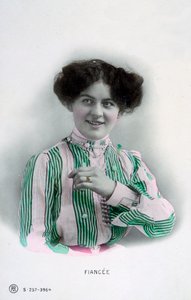 फैंस, विंटेज फ्रेंच पोस्टकार्ड, c1900 द्वारा अज्ञात