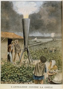 ओलावृष्टि, 1901 को रोकने के लिए बादलों में तोप दागना द्वारा अज्ञात
