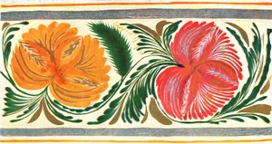 फ्लोरल डिज़ाइन, यूक्रेन, 1925, 1928। द्वारा अज्ञात