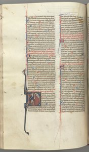 FOL। 222v, भजन 52, प्रारंभिक डी, एक मूर्ख नग्न लेकिन एक लबादा के लिए, मूत्राशय को पकड़े हुए ..., सी। 1 द्वारा अज्ञात