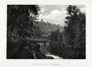 फोर्ज वैली, यॉर्कशायर, 1896 द्वारा अज्ञात