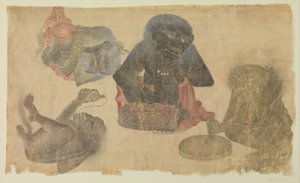 चार बंदी दानव, 1470-1500। द्वारा अज्ञात
