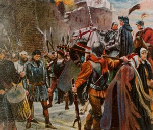 फ्रेडरिक I, ब्रांडेनबर्ग के मार्ग्रेव, 1414, 1936 को क्विट्ज नीचे लाता है। द्वारा अज्ञात