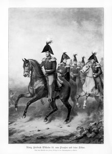 फ्रेडरिक विलियम III, प्रशिया के राजा और उनके बेटे, 1900 द्वारा अज्ञात