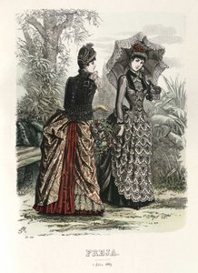 फ्रेजा- सचित्र स्कैंडिनेवियाई फैशन पत्रिका 1885, चित्रण संख्या 13 द्वारा अज्ञात