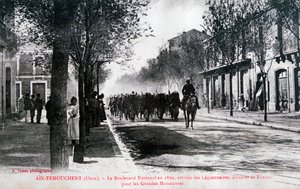 फ्रांसीसी विदेशी सेना, ऐन टेम्पोचेंट, अल्जीरिया, 1899 द्वारा अज्ञात