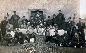 फ्रांसीसी विदेशी सेना क्रिसमस, अल्जीरिया, 1910 द्वारा अज्ञात