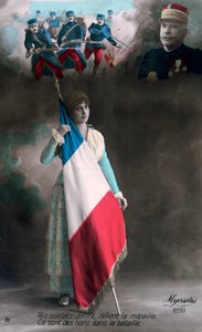 फ्रेंच WWI पोस्टकार्ड, 1914-1918 द्वारा अज्ञात