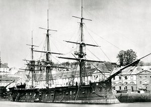 फ्रांसीसी युद्धपोत, lOcean, 1868 द्वारा अज्ञात