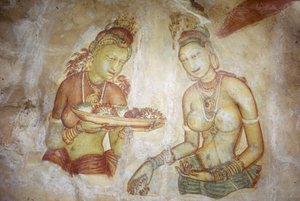 फ्रेस्को/सिगिरिया/श्रीलंका की महिलाएं द्वारा अज्ञात