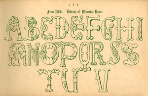 एमएस से। लाइब्रेरी ऑफ़ मिनर्वा, रोम, 1862। द्वारा अज्ञात