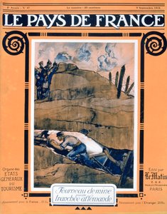द पेज़ डी फ्रांस का फ्रंट कवर, 9 सितंबर 1915 द्वारा अज्ञात