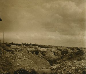 फ्रंट लाइन, जॉनचेरी, उत्तरी फ्रांस, c1914-c1918 द्वारा अज्ञात