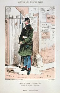 सेडेंटरी नेशनल गार्ड, पेरिस की घेराबंदी, 1870-1871 द्वारा अज्ञात