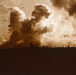गैस हमला, वर्दुन, उत्तरी फ्रांस, c1914-c1918 द्वारा अज्ञात
