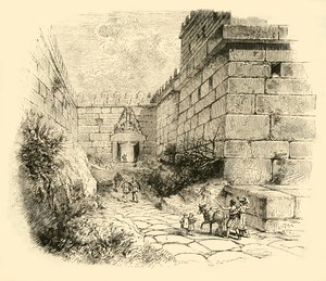 गेट्स ऑफ द लायंस एट मायसेन, 1890। द्वारा अज्ञात