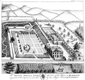 जेंटलमैन्स मॉडल कंट्री एस्टेट, c1750 द्वारा अज्ञात