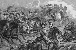 जॉर्ज द्वितीय। डेटिंगन में, 27 जून 1743, सी 1880 द्वारा अज्ञात