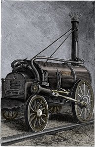 जॉर्ज स्टीफेंसन लोकोमोटिव रॉकेट, 1829 1892 द्वारा अज्ञात